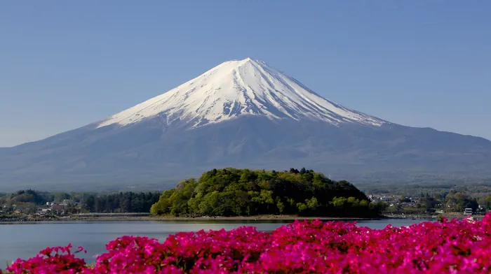 snow, volcano, sky wallpapers
