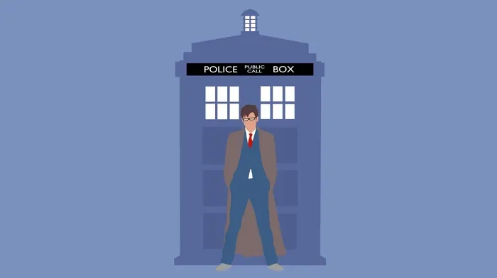 Tenth Doctor In Blue Suit wallpapers