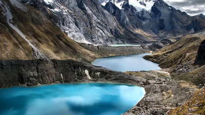 peru, mountain, reflection wallpapers