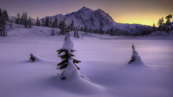 winter, mountain, landscape wallpapers