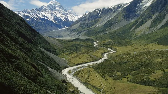river, valley, mountain wallpapers