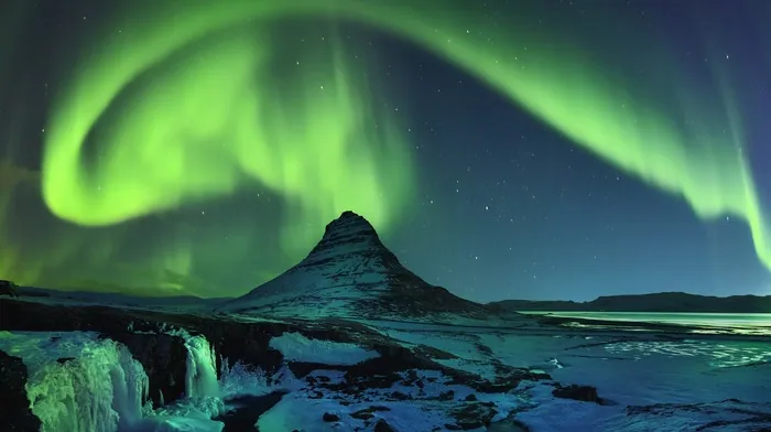 nature, aurorae, anime wallpapers
