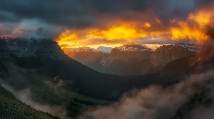 nature, clouds, mountain pass wallpapers
