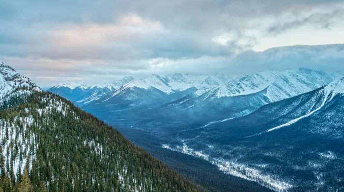 mountain, snow, winter wallpapers