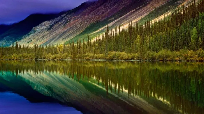 landscape, water, clouds wallpapers
