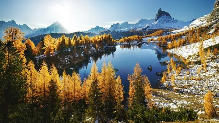 landscape, water, trees wallpapers