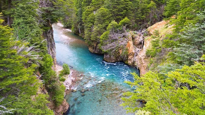 river, patagonia, landscape wallpapers