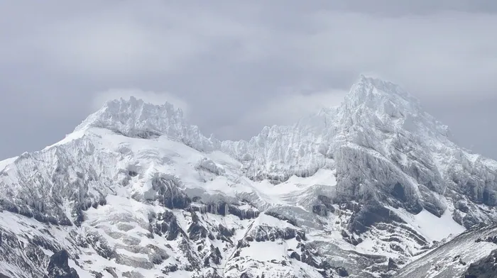 landscape, monochrome, snow wallpapers