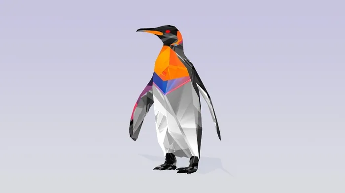 geometry, penguins, birds wallpapers