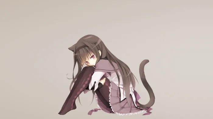 anime girls, mahou shoujo madoka magica, akemi homura wallpapers