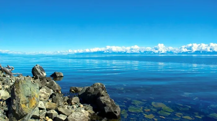russia, rock, sea wallpapers