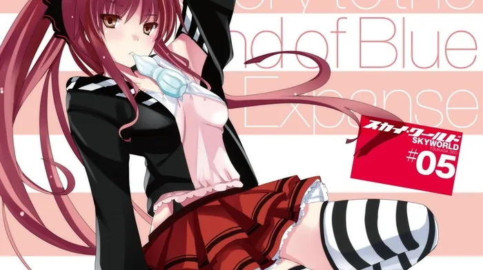 ponytail, redhead, anime wallpapers