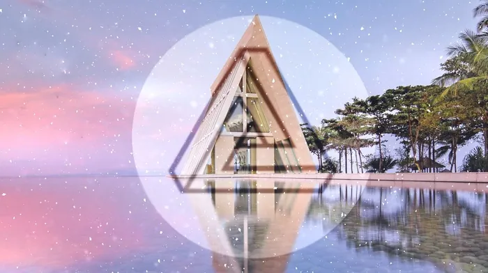 reflection, penrose triangle, water wallpapers