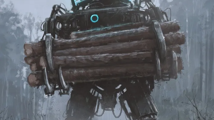 futuristic, jakub ralski, mech wallpapers