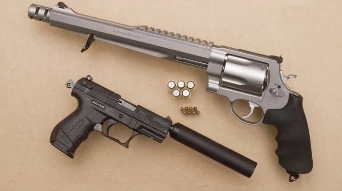 suppressors, gun, pistol wallpapers