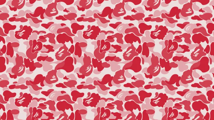 pink background, bathing ape wallpapers