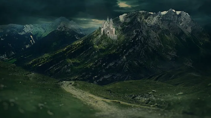 forest, mountains, sky wallpapers