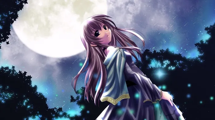 moon, anime, anime girls wallpapers