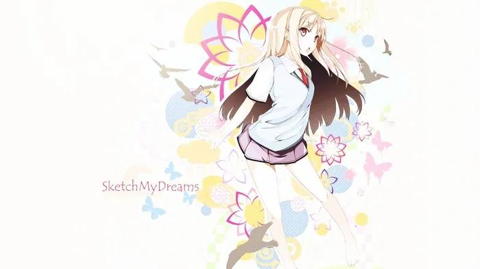 simple background, sakurasou no pet na kanojo, anime wallpapers