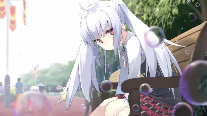 anime, bubbles, isla wallpapers