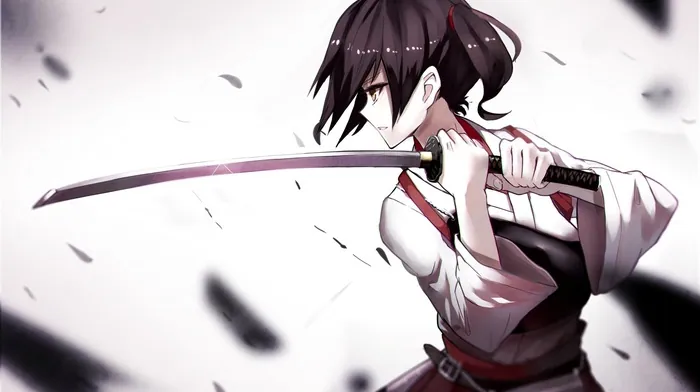 katana, fantasy art, anime wallpapers