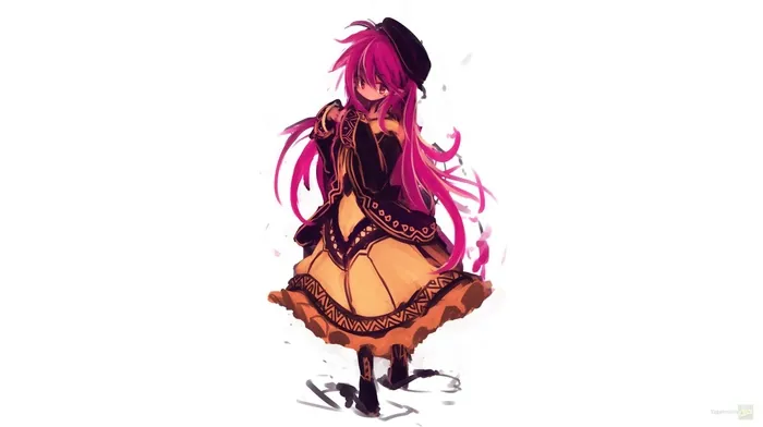 original characters, pink hair wallpapers