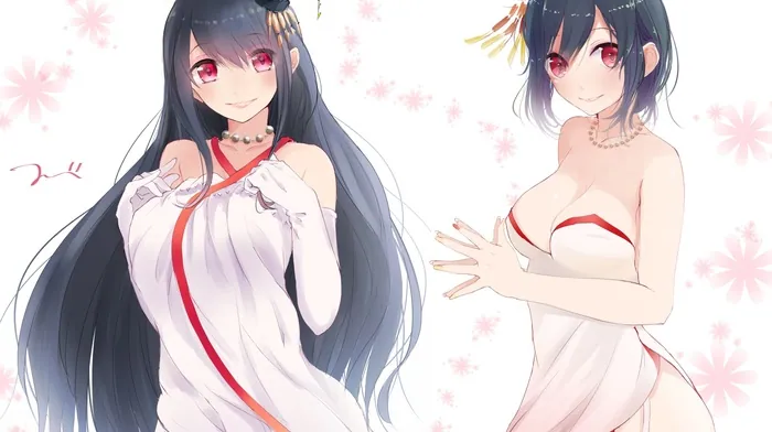 yamashiro kancolle, cleavage, fusou kancolle wallpapers