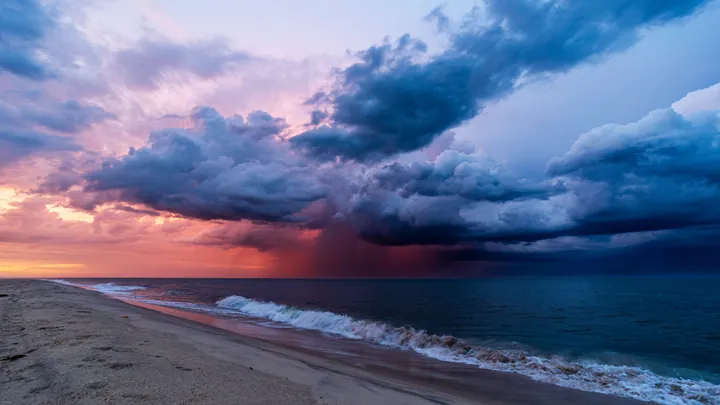 Stormy Sea Wave Clouds Landscape Preview wallpapers