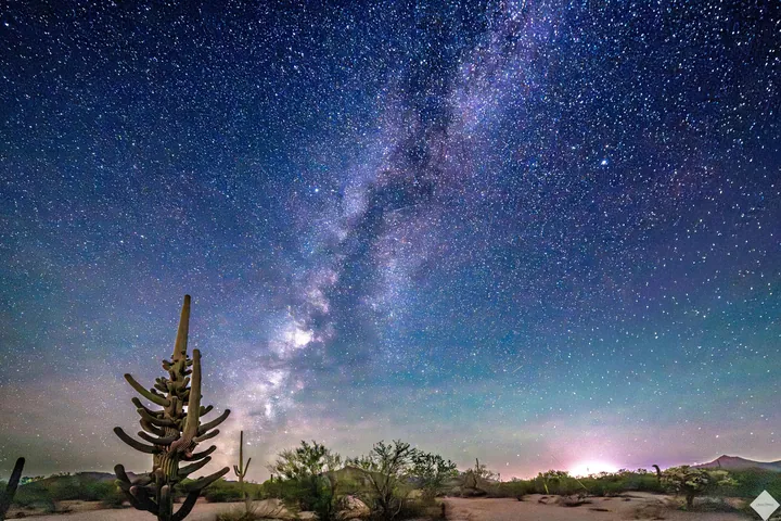 Milkyway Over Marana Arizona Night — original wallpaper