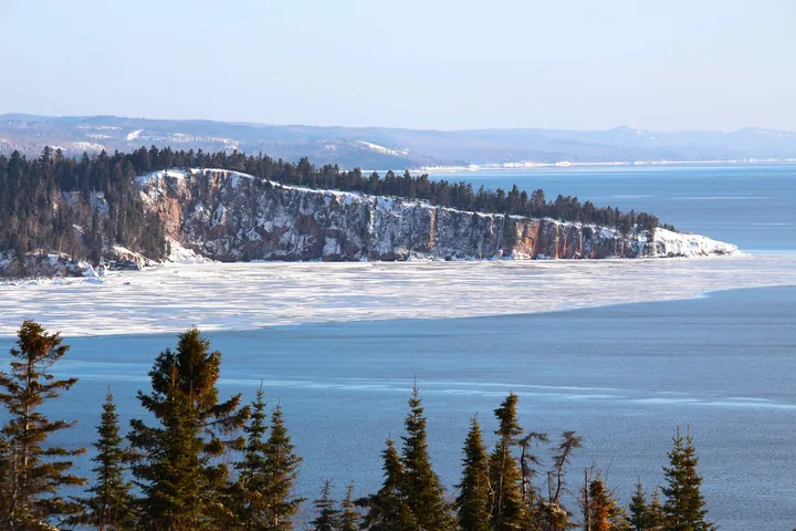 Winter Landscape At Shovel Point — original wallpaper