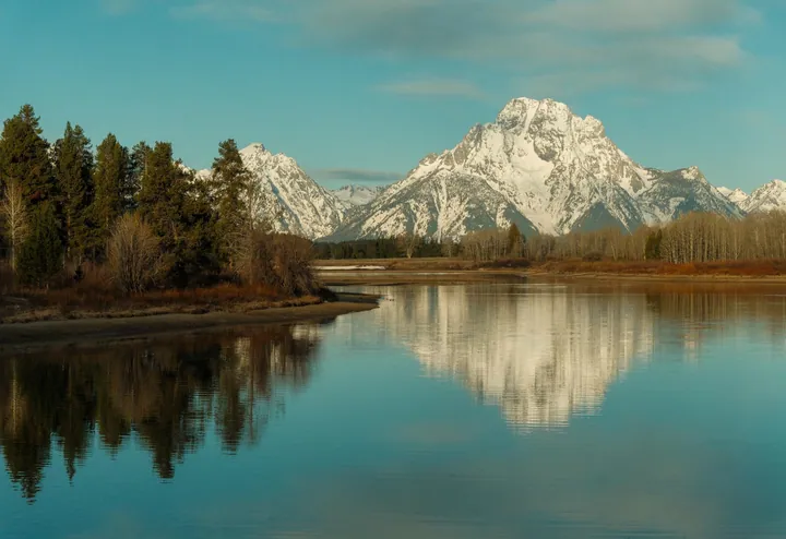 Calm Mornings In The Tetons — original wallpaper