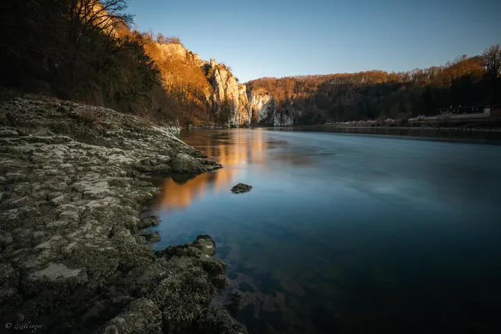 River Winding Through Rocky Gorge wallpapers
