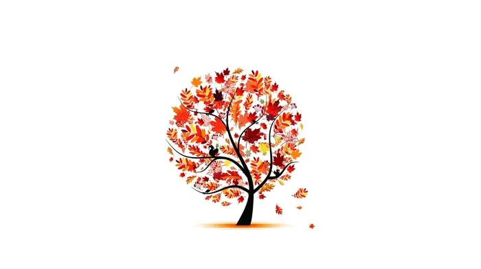 Autumn Tree With Red And Yellow Leaves wallpapers