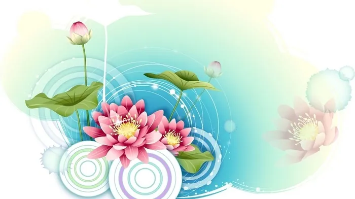 leaves, flowers, rings wallpapers