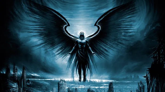 angel, vitaly s alexius, wings wallpapers