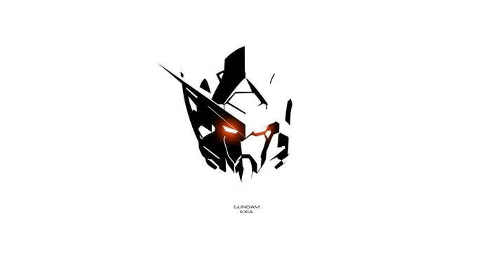 mobile suit gundam 00, gundam, white background wallpapers
