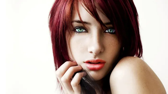 face, redhead, eyes wallpapers