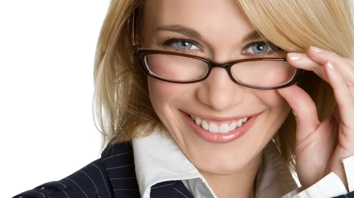 gray eyes, glasses, girls wallpapers