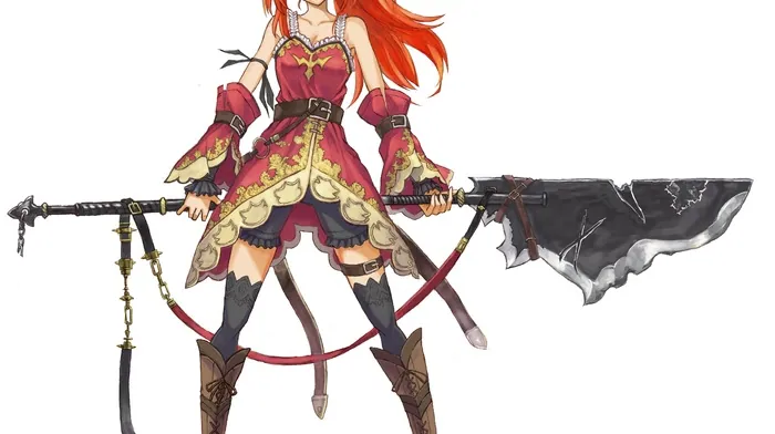 original characters, spear, anime girls wallpapers