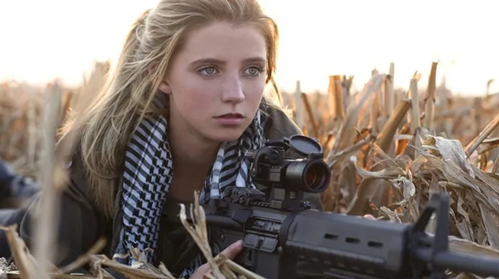 photography, gun, girl wallpapers