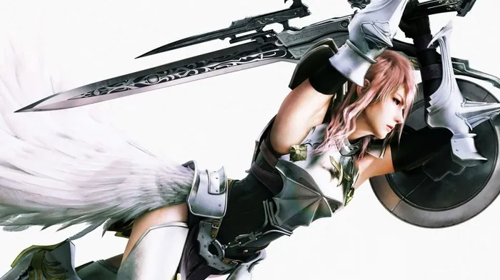 Claire Farron Fantasy Warrior With Sword And Shield wallpapers