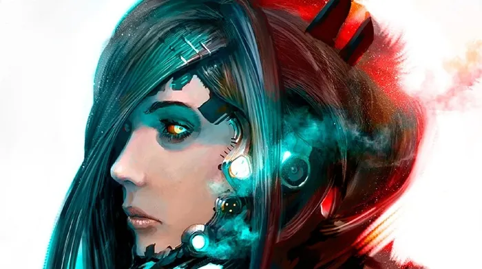 girl, artwork, cyborg wallpapers