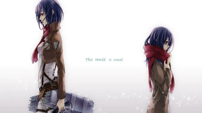 mikasa ackerman, shingeki no kyojin, anime wallpapers