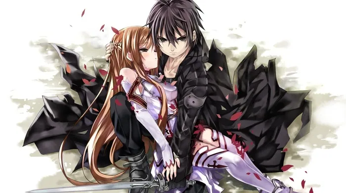 anime girls, kirigaya kazuto, anime wallpapers