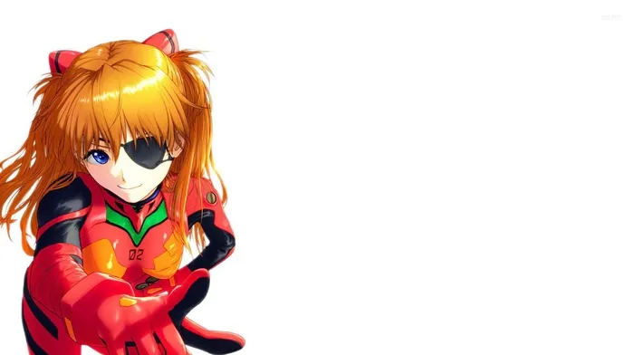 asuka langley soryu, neon genesis evangelion, simple background wallpapers