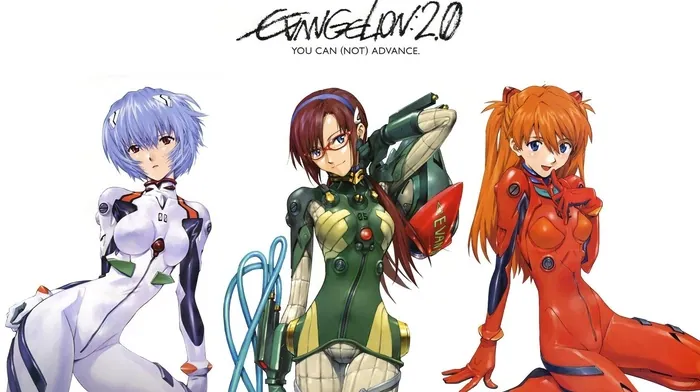makinami mari illustrious, asuka langley soryu, neon genesis evangelion wallpapers