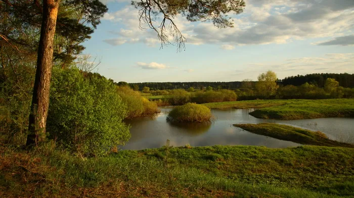 river, nature, sky wallpapers