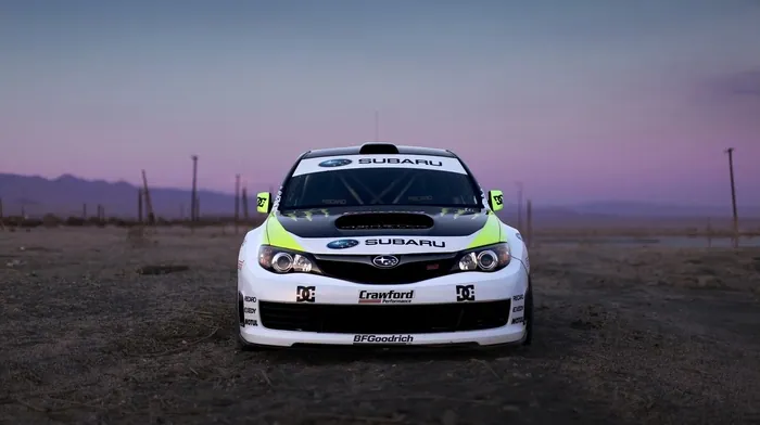 evening, subaru, cars wallpapers