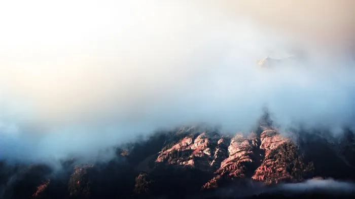 mountain, clouds, landscape wallpapers